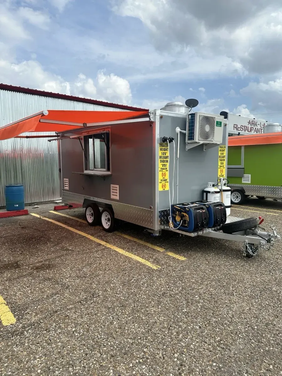 NEW 14 FOOT FULLY EQUIPPED FOOD TRAILER