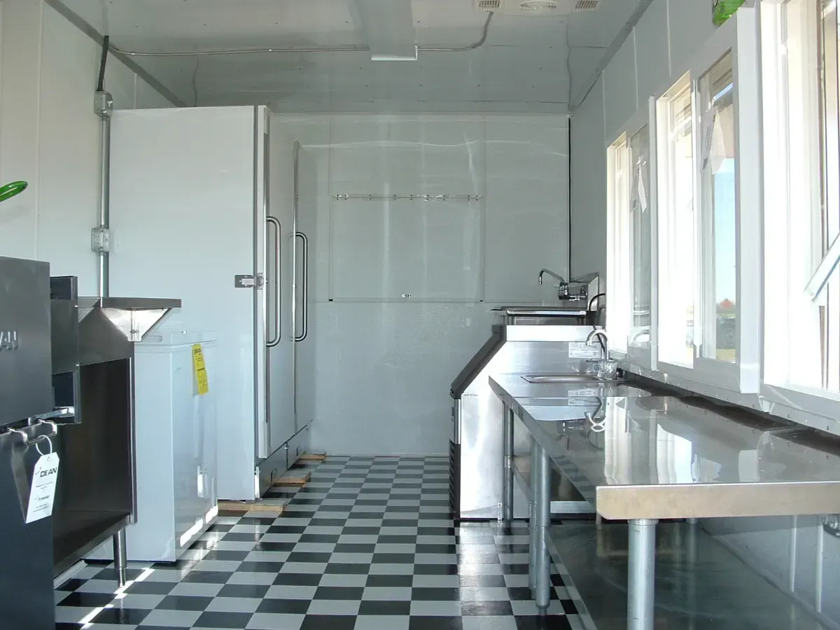 2024 7 x 26 Smoker BBQ Concession Trailer / Mobile Kitchen Cookshack Unit thumbnail 4