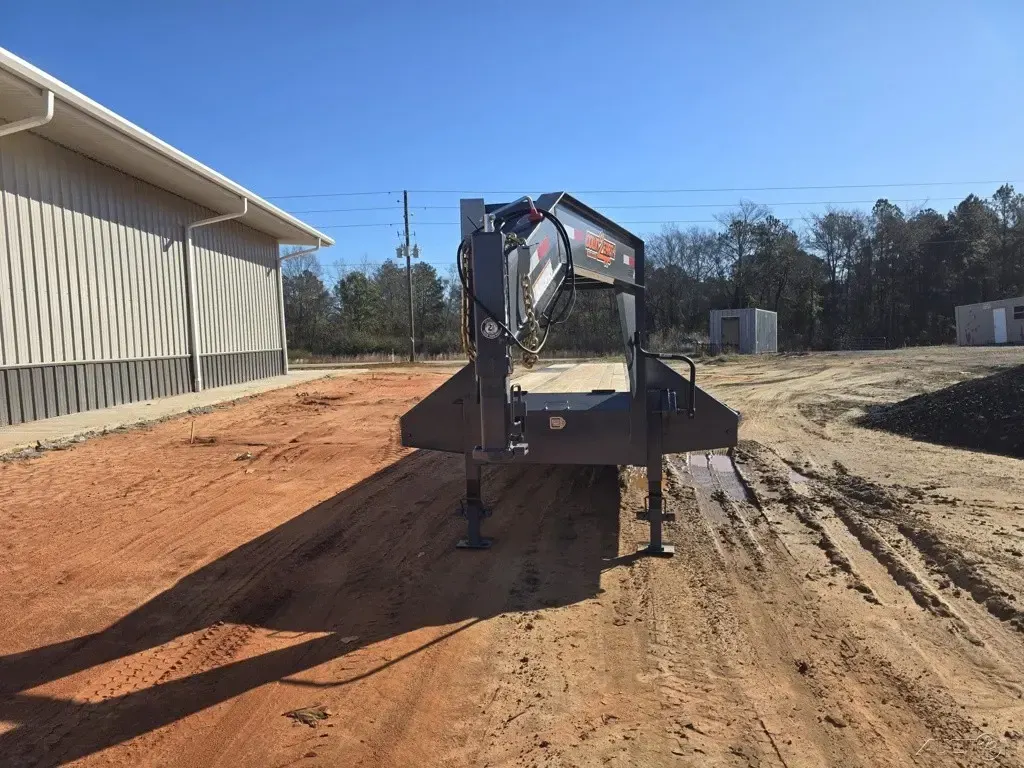 2026 down2earthtrailers 8.5X40 Deck Over Dual Tandem Gooseneck Equipment T New