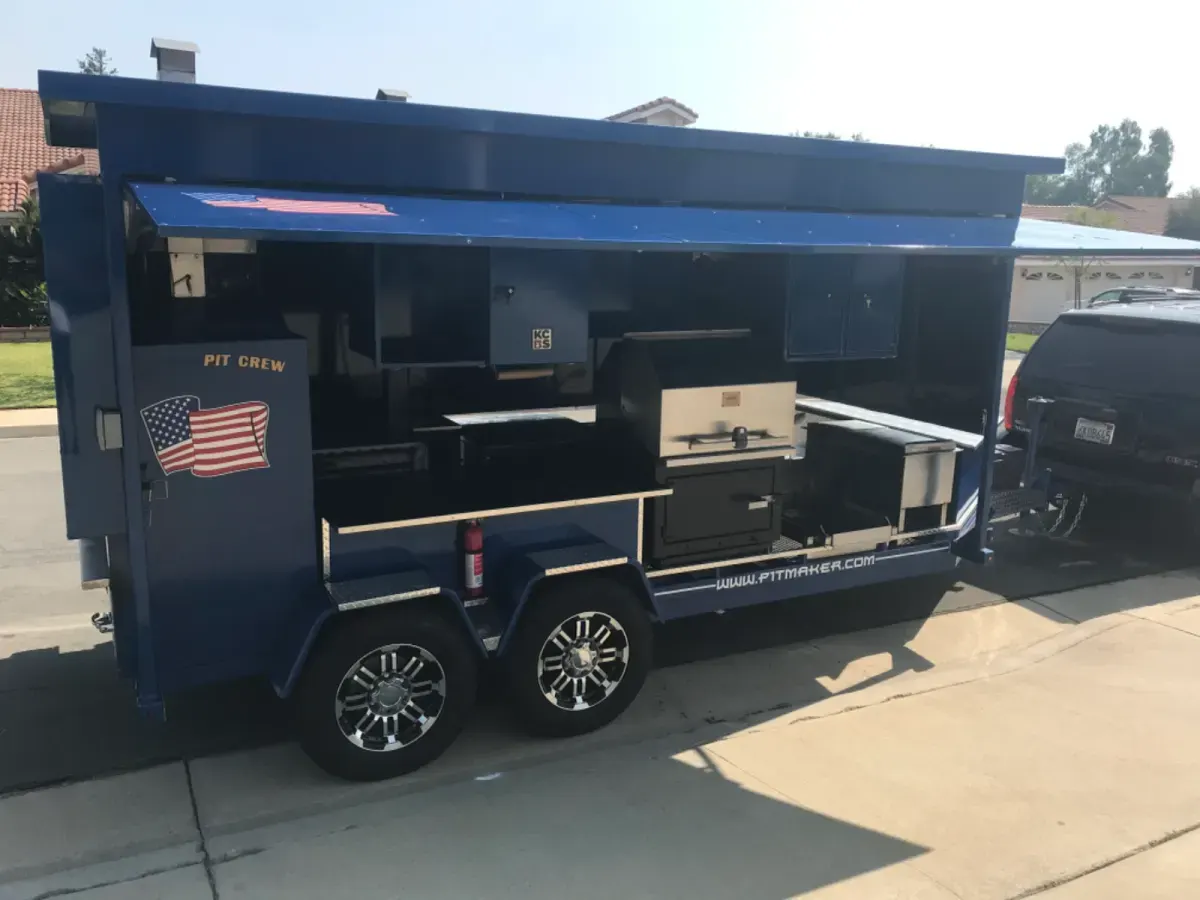 One of a kind Custom Built Pit maker Competition BBQ/ Smoker thumbnail 3