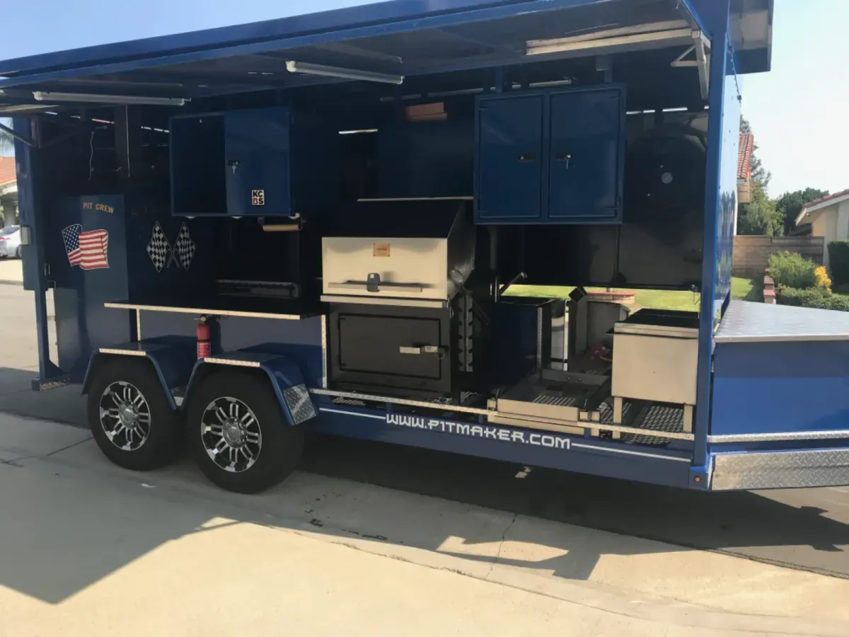 One of a kind Custom Built Pit maker Competition BBQ/ Smoker thumbnail 4