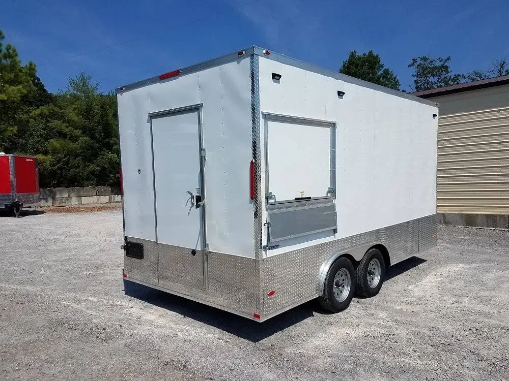 Drink Bar Trailer Concession Square Bakery Food Truck Fully Equipped