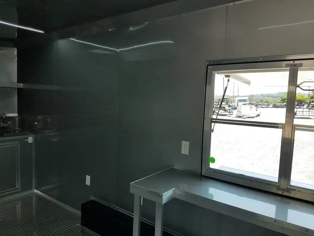 Drink Bar Trailer Concession Square Bakery Food Truck Fully Equipped thumbnail 4