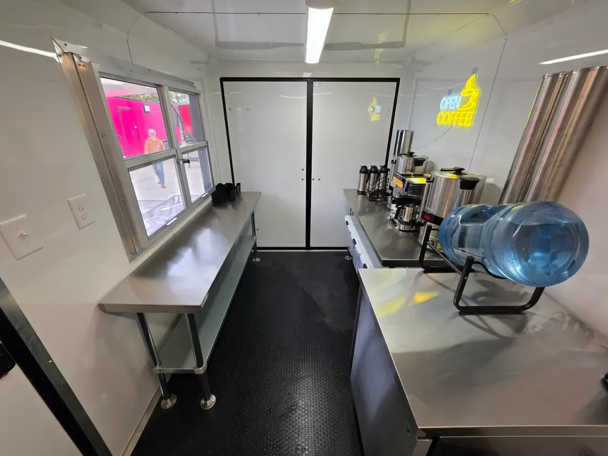 Fast Food Truck Kiosk Coffee Trailer Taco Concession Food Trailer thumbnail 4