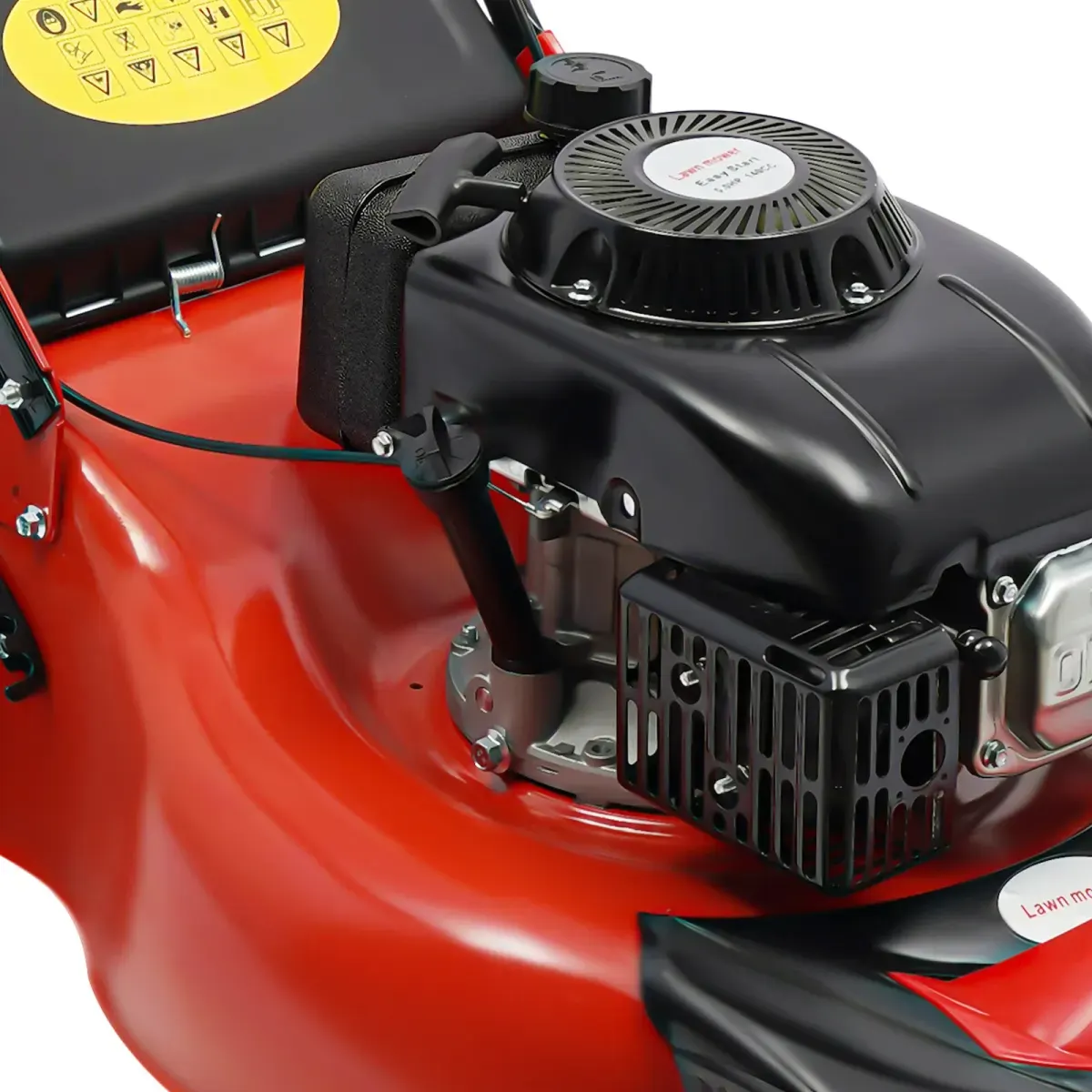 20.5 in. 140cc High Wheel RWD Gas Walk Behind Self Propelled Lawn Mower 1.6L