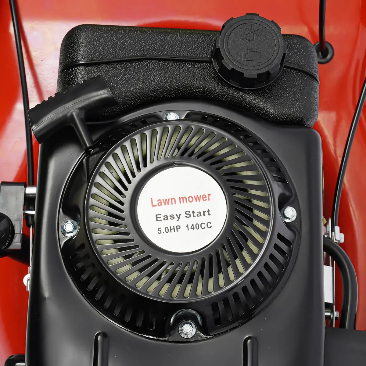 20.5 in. 140cc High Wheel RWD Gas Walk Behind Self Propelled Lawn Mower 1.6L thumbnail 3