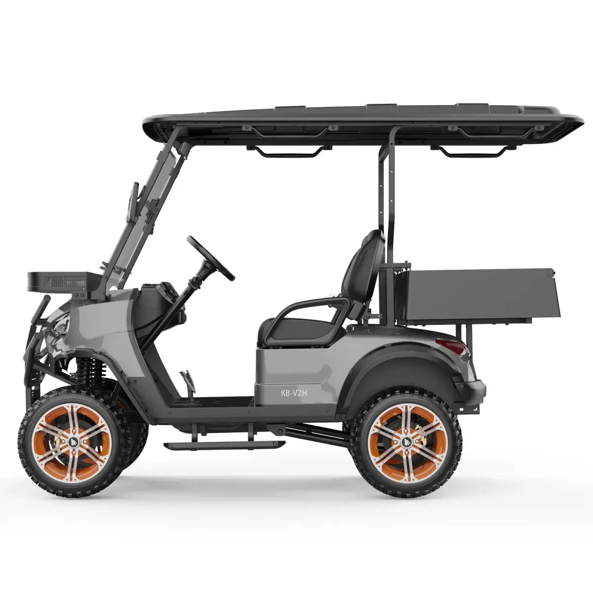 Grey 2-Seater Golf Cart 48V 5KW