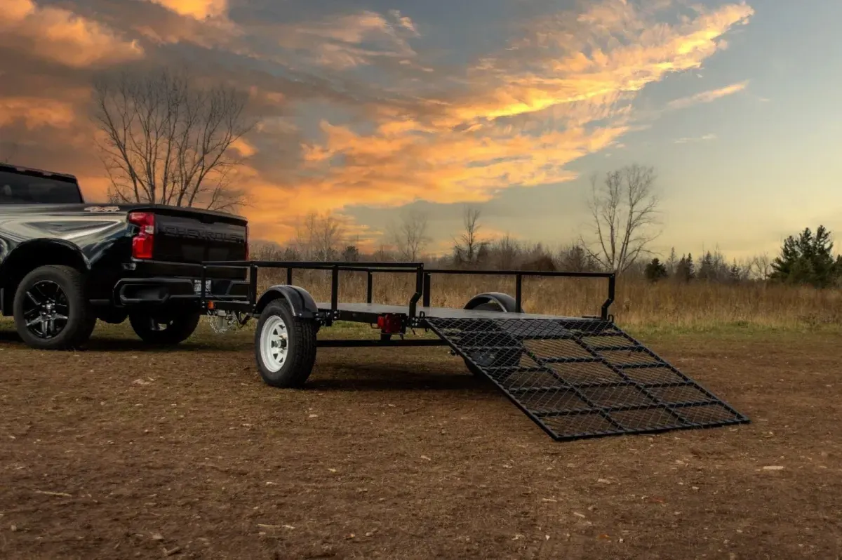 6 ft. x 10 ft. Single Axle Utility Trailer thumbnail 4