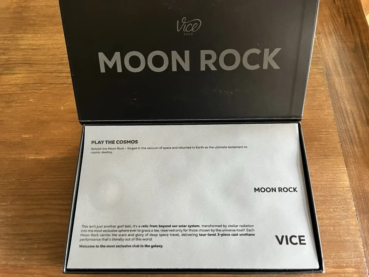 Vice Golf Moonrocks Limited Edition Full Set 12 Golf Balls thumbnail 2